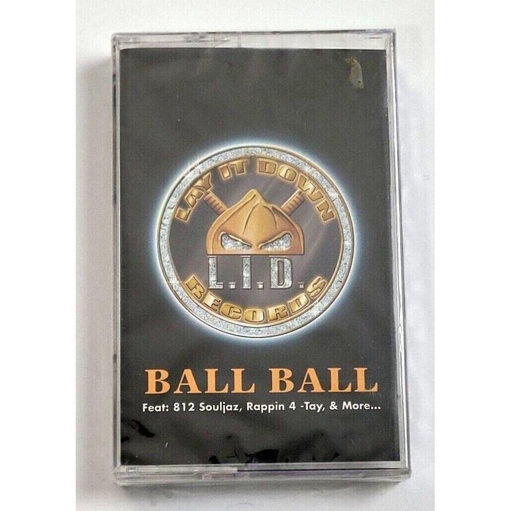 VARIOUS - BALL BALL (2000)‎ - HIP HOP CASSETTE - SEALED! OOP / RAPPIN 4-TAY